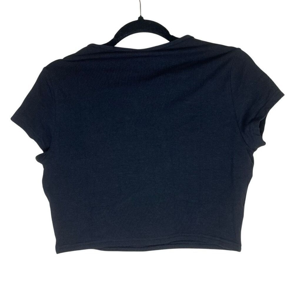 NEW Reebok Women's Classics Wardrobe Essentials Tee Black Large - Picture 8 of 8